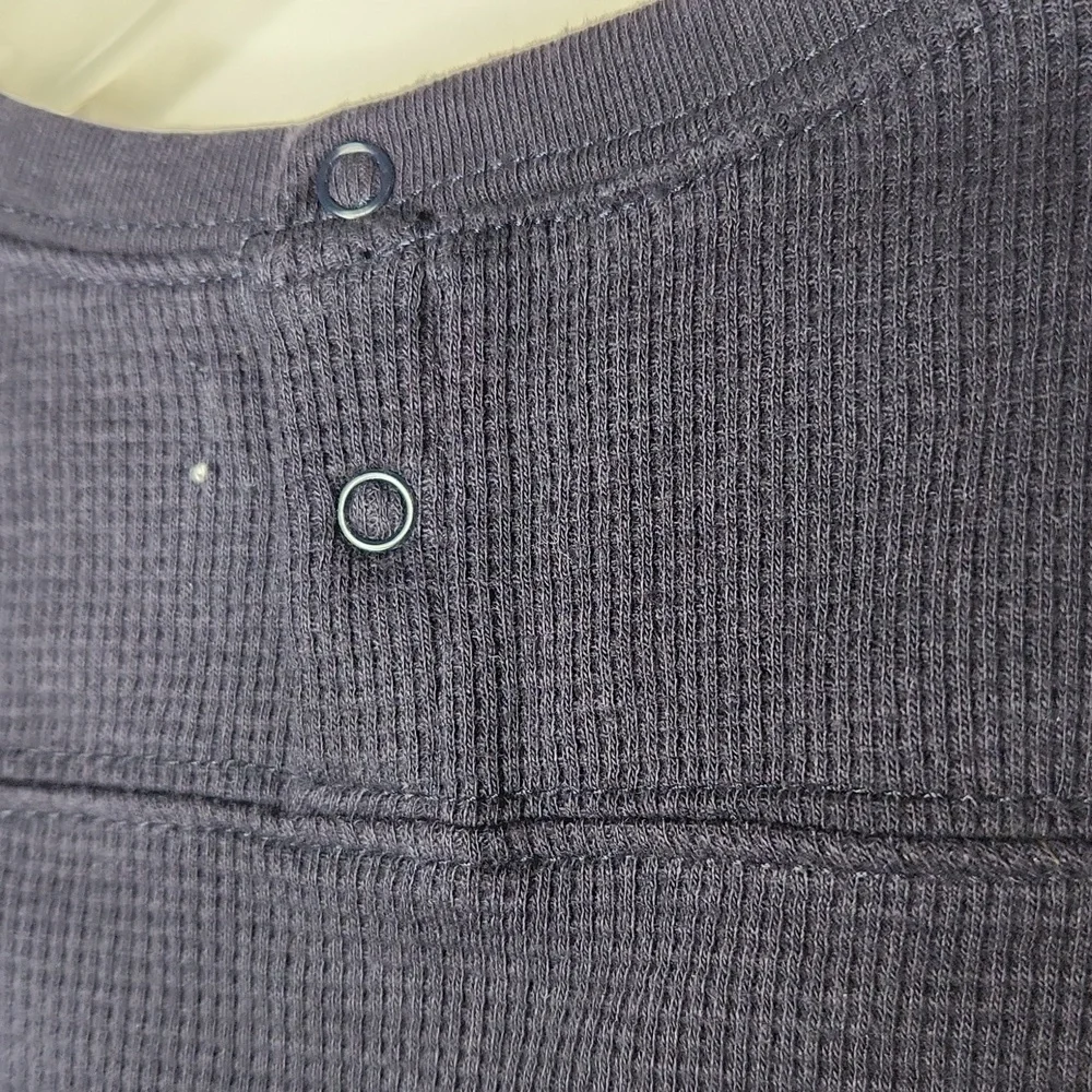 Ralph Lauren Navy Waffle Knit Shirt Size 12M